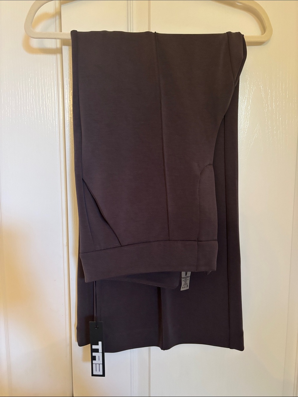 TA3 Wide Leg Women's Pants in Deep Charcoal